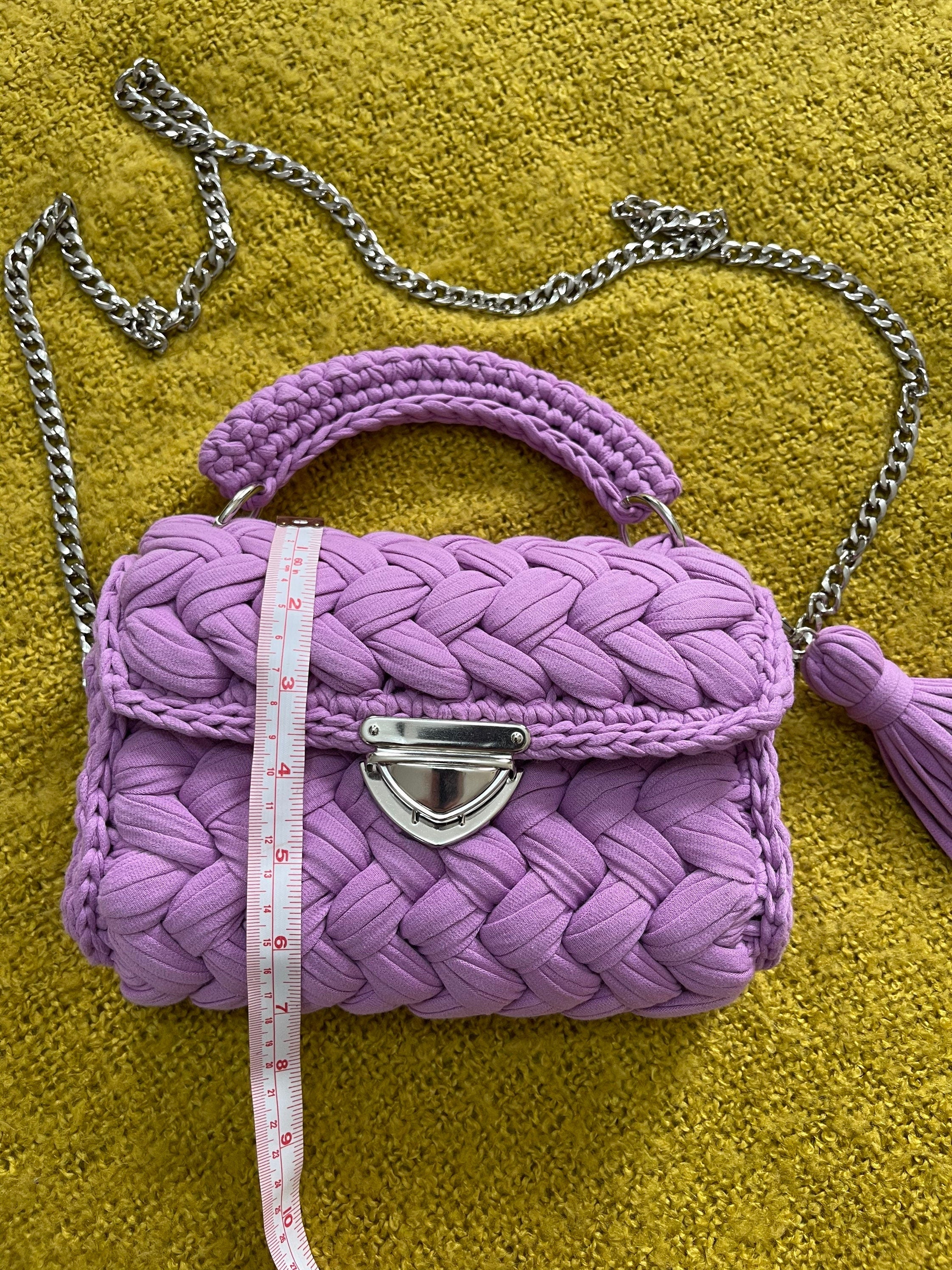 Handbag, crocheted bag, handmade, bag for women, Crossbody bag, Gift for her.