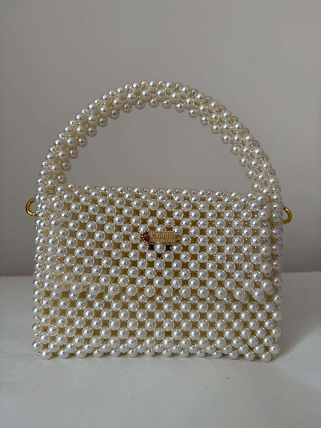 Beads Bag, Pearl Beads Bag, Handmade Bag