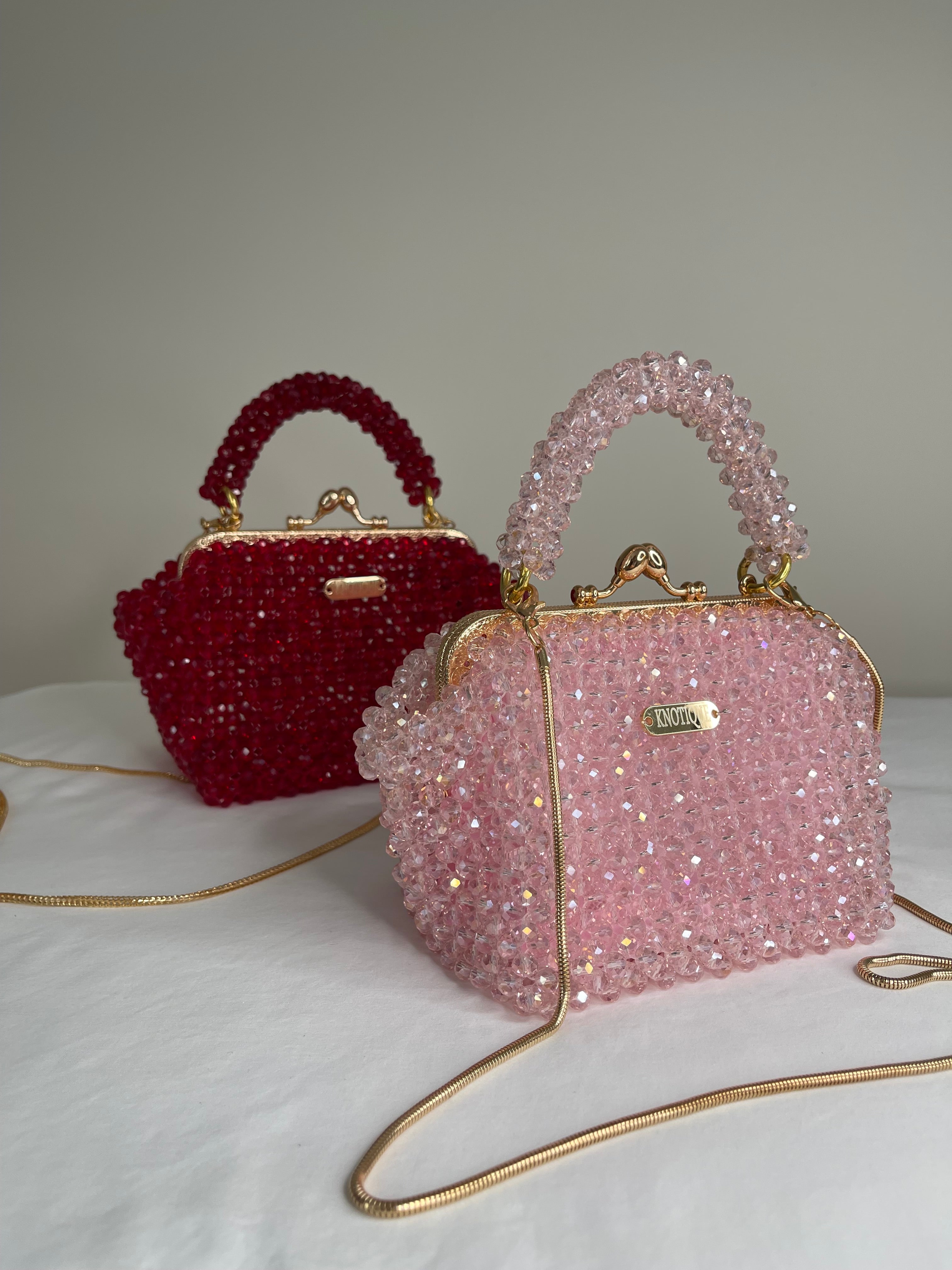 Beads Bag, Crystal Bags, Handmade Bags