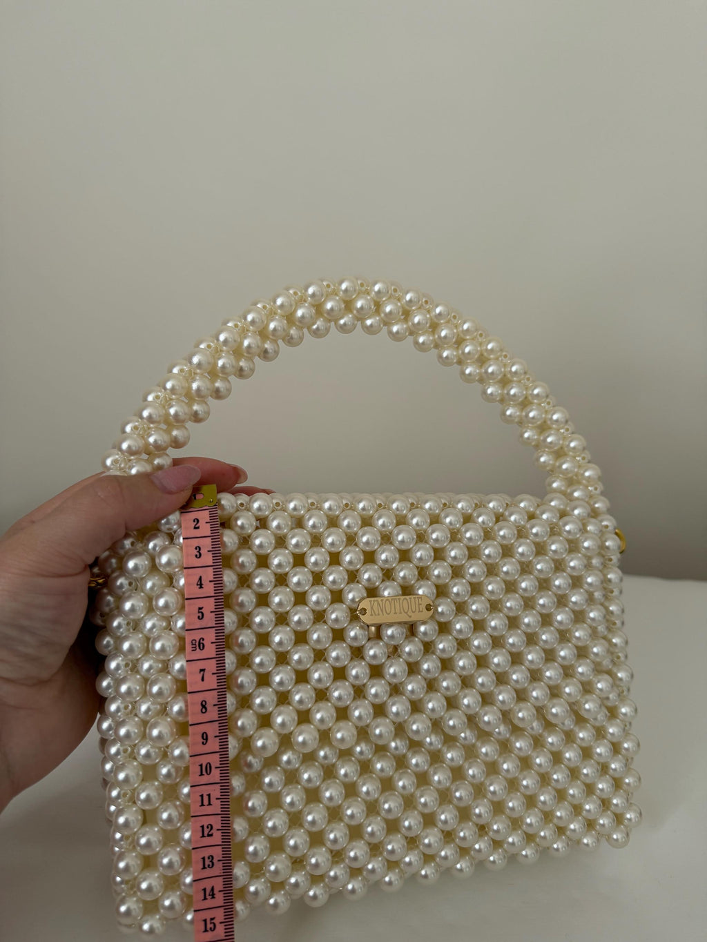 Beads Bag, Pearl Beads Bag, Handmade Bag