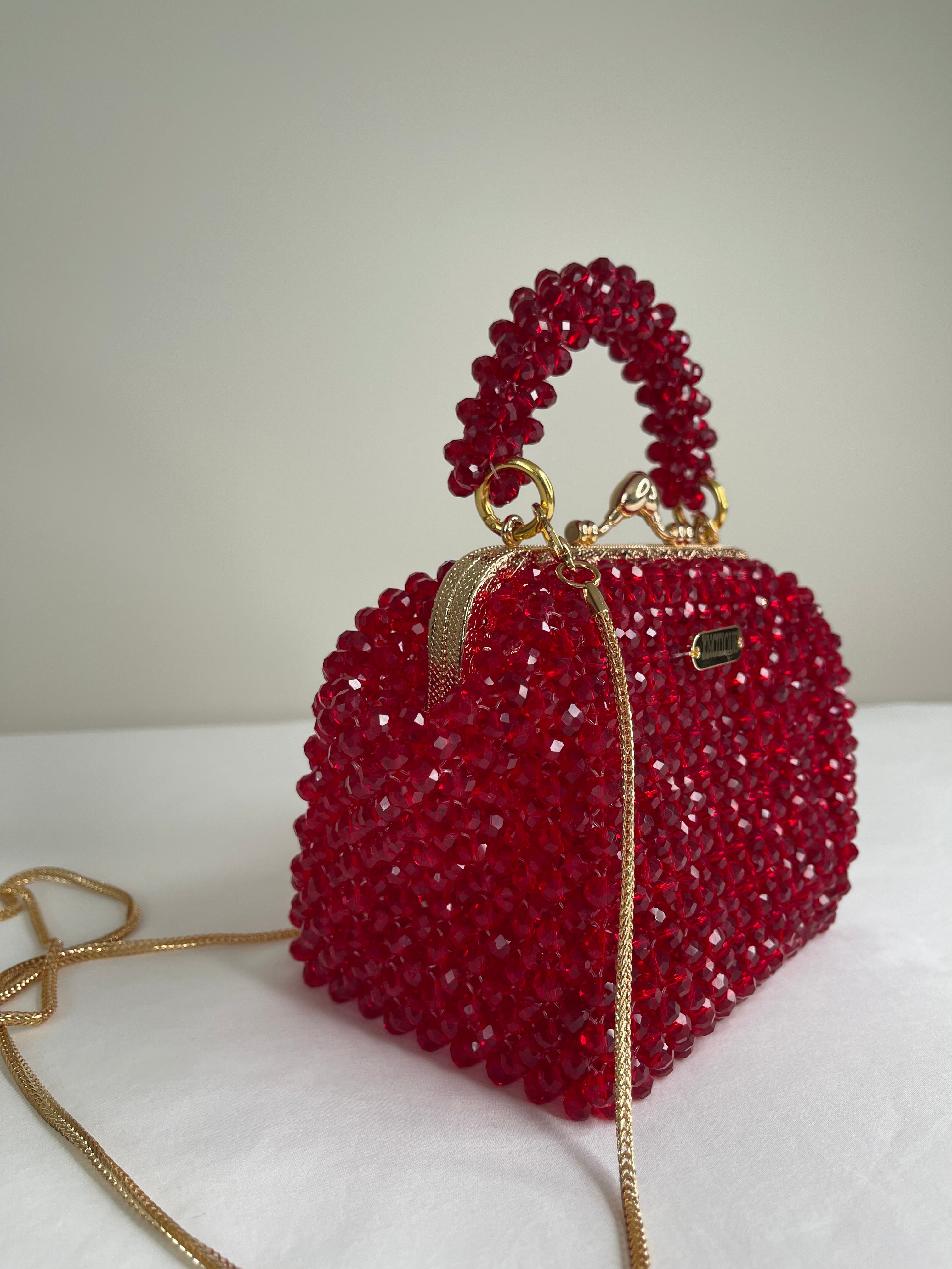 Beads Bag, Crystal Bags, Handmade Bags