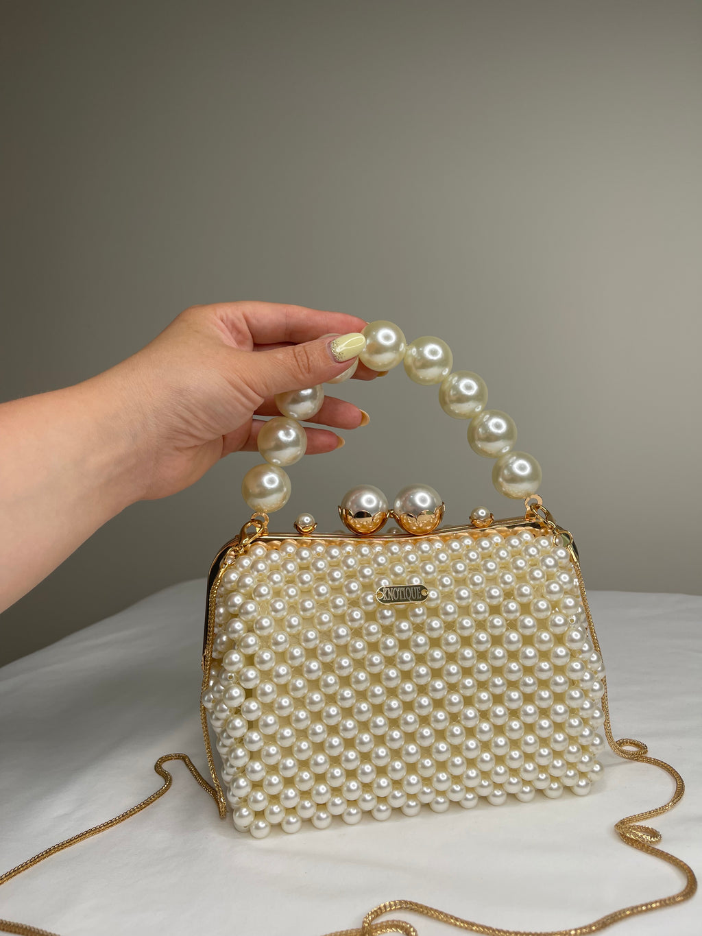 Model “Mia” Beaded Handbag
