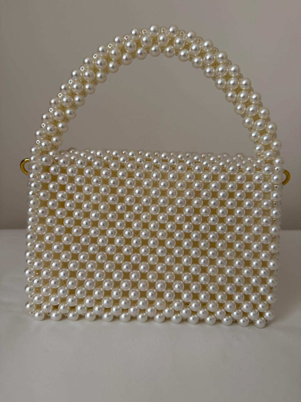 Beads Bag, Pearl Beads Bag, Handmade Bag