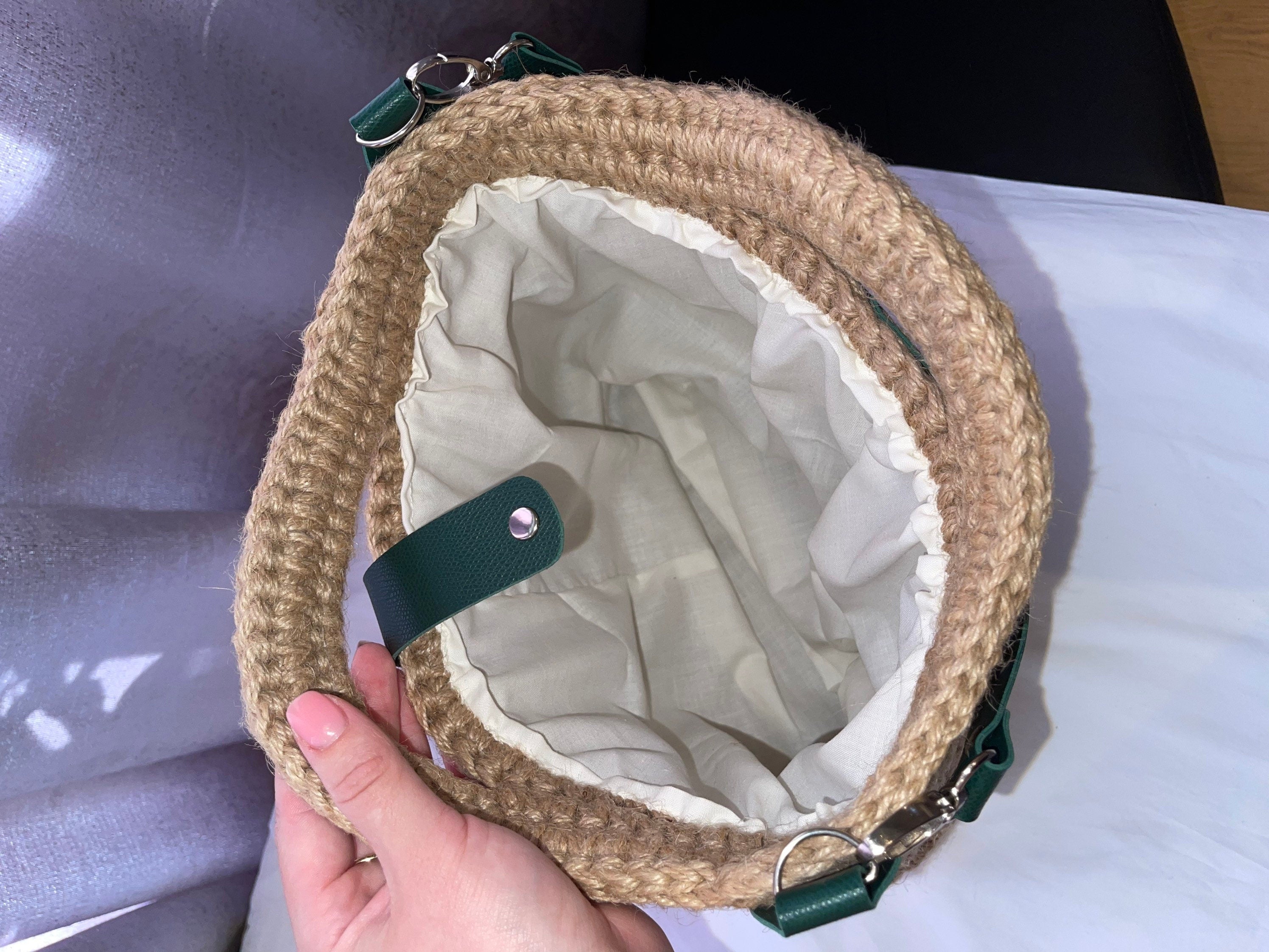 Handmade Summer Tote Bag, Crocheted