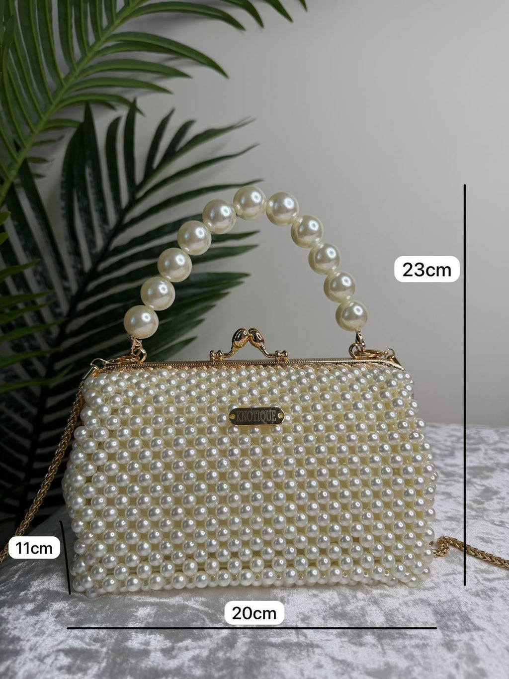 Luxury Pearl Beaded Clutch Bag, Handmade Ivory Evening Bag, Bridal Purse with Pearl Handle, Elegant Wedding Bag, Gift for Her