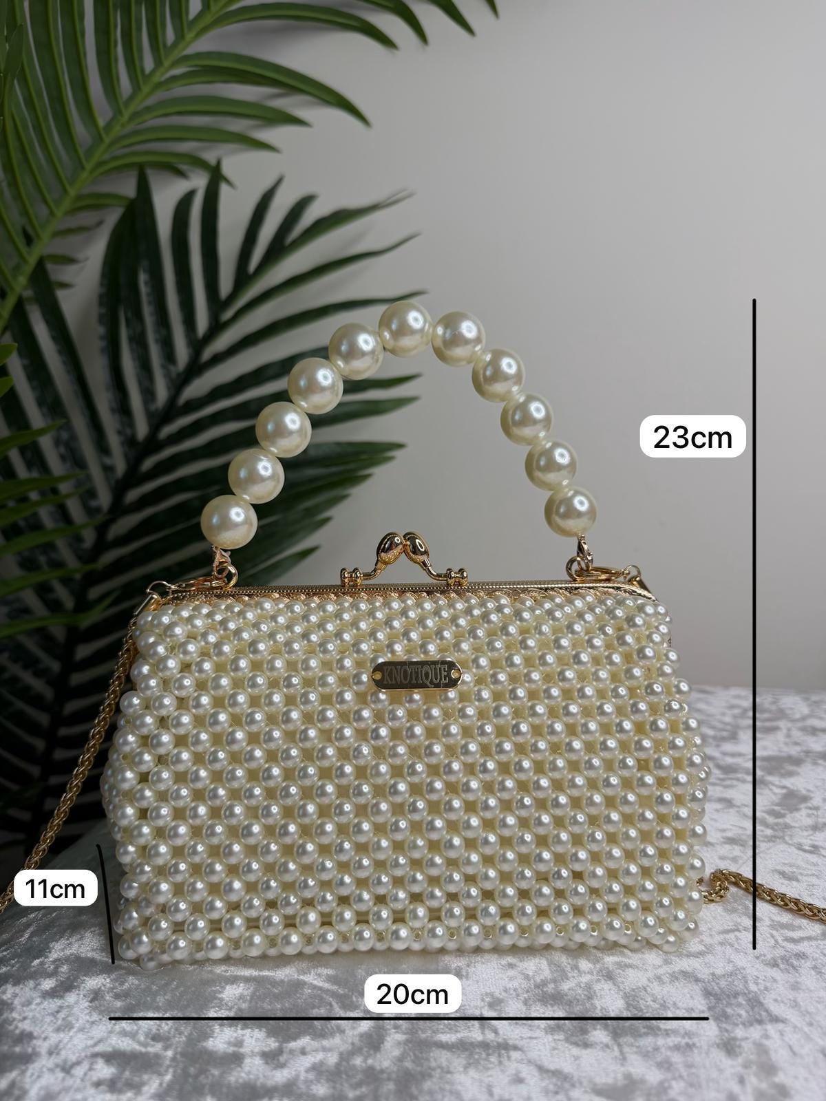 Luxury Pearl Beaded Clutch Bag, Handmade Ivory Evening Bag, Bridal Purse with Pearl Handle, Elegant Wedding Bag, Gift for Her