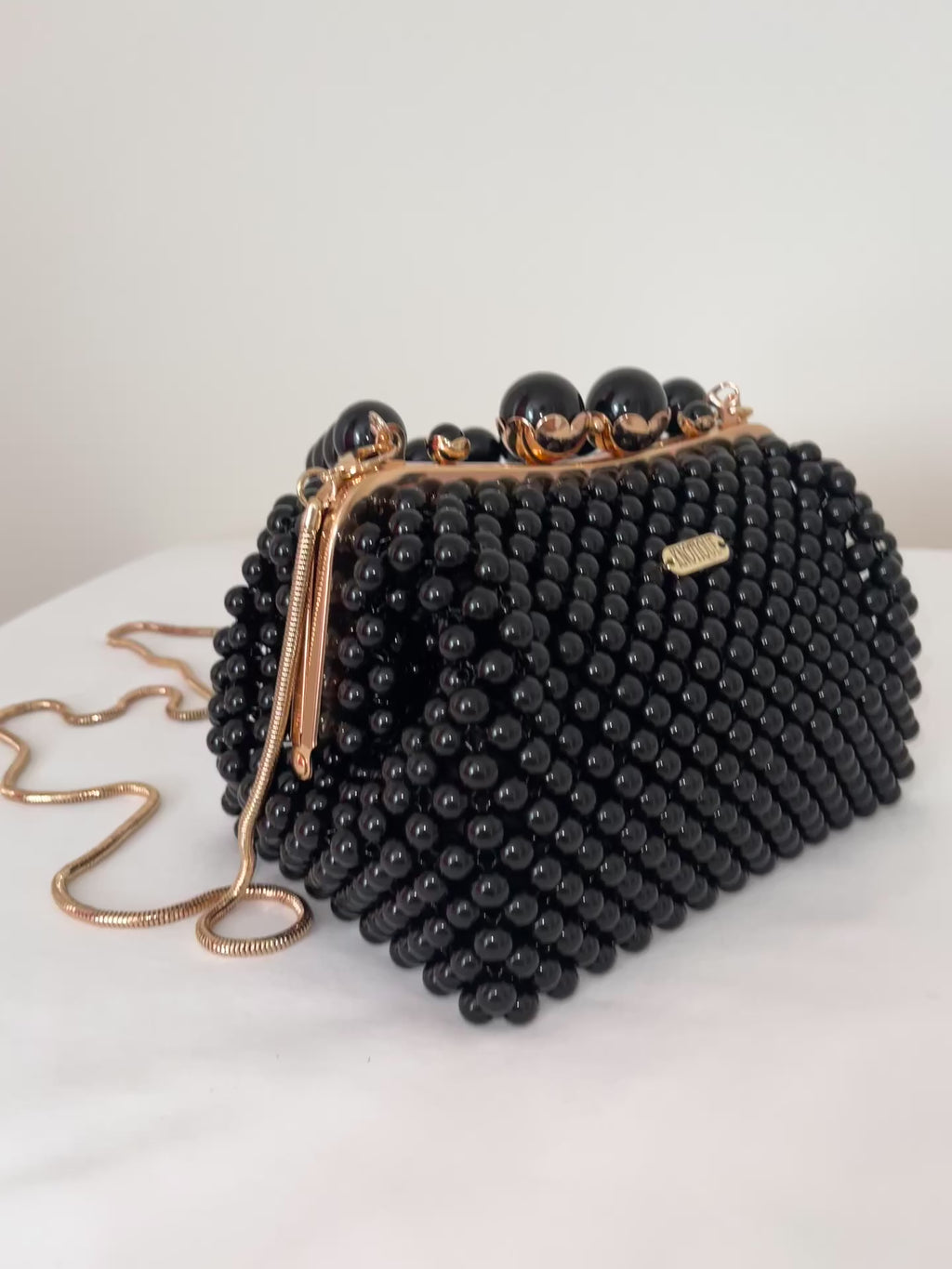 Model “Mia” Beaded Handbag
