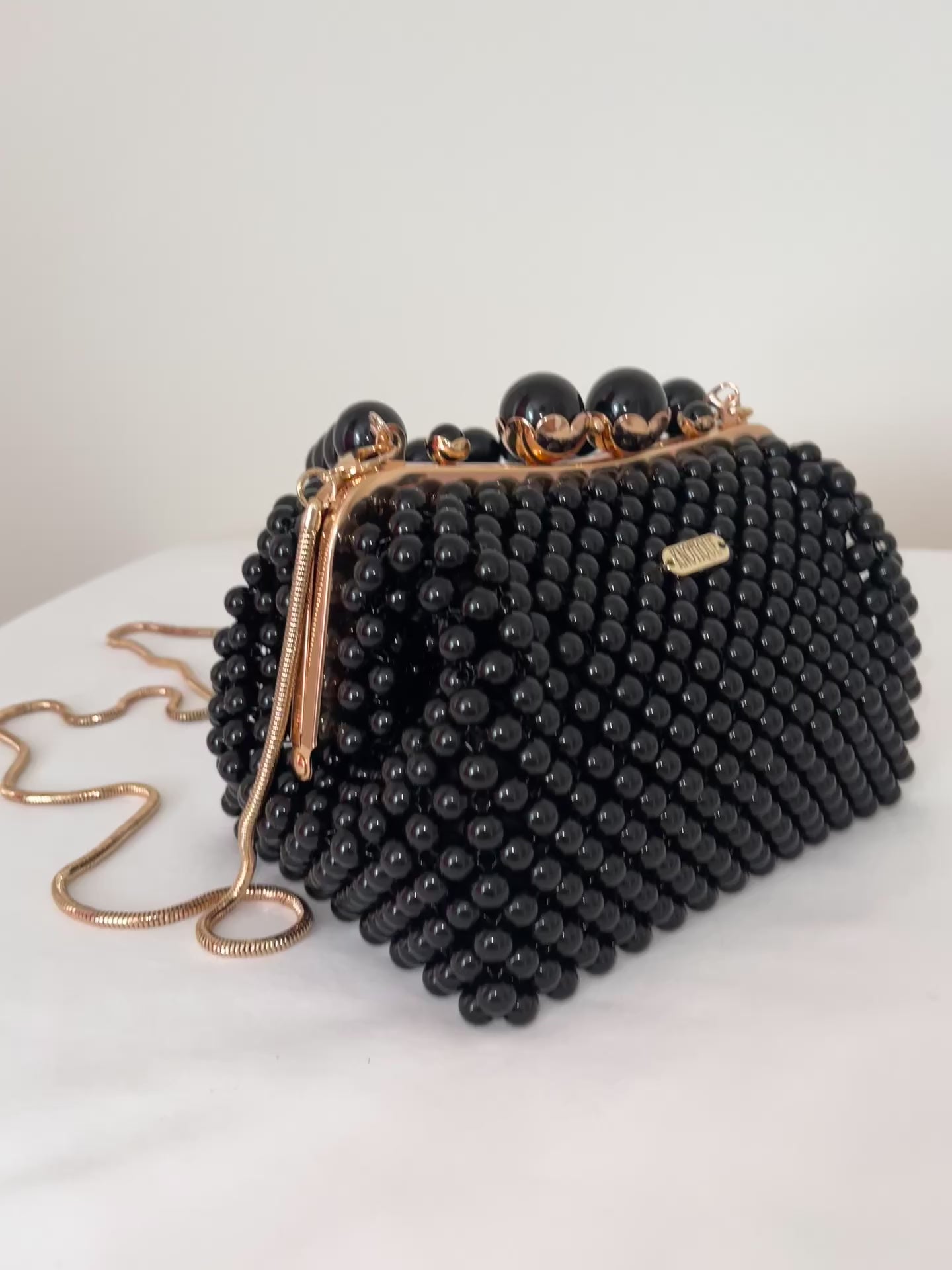 Model “Mia” Beaded Handbag