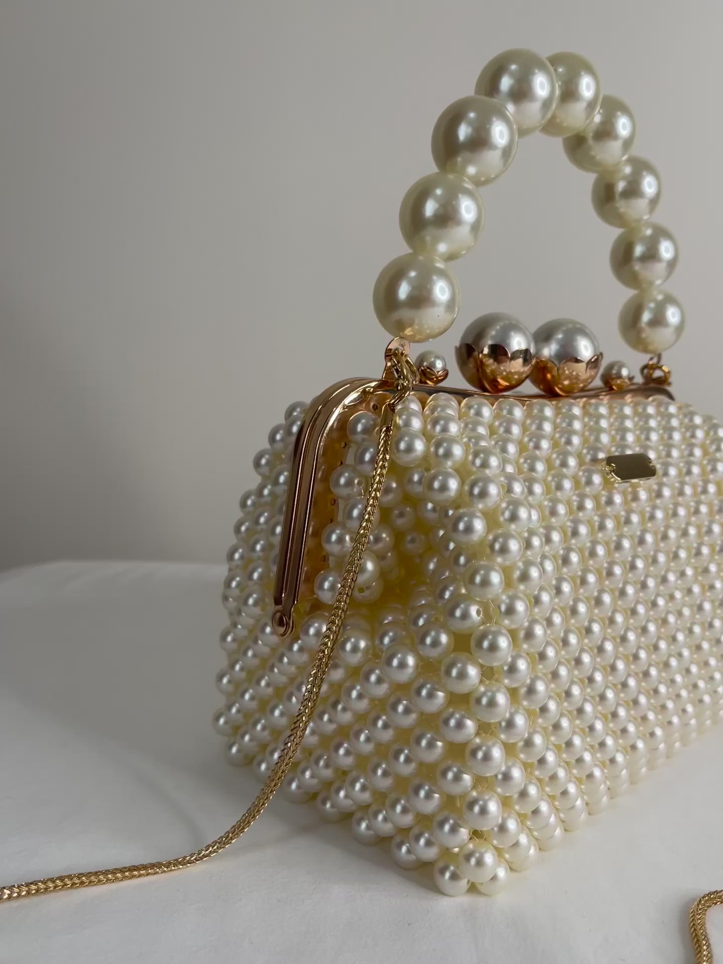 Model “Mia” Beaded Handbag